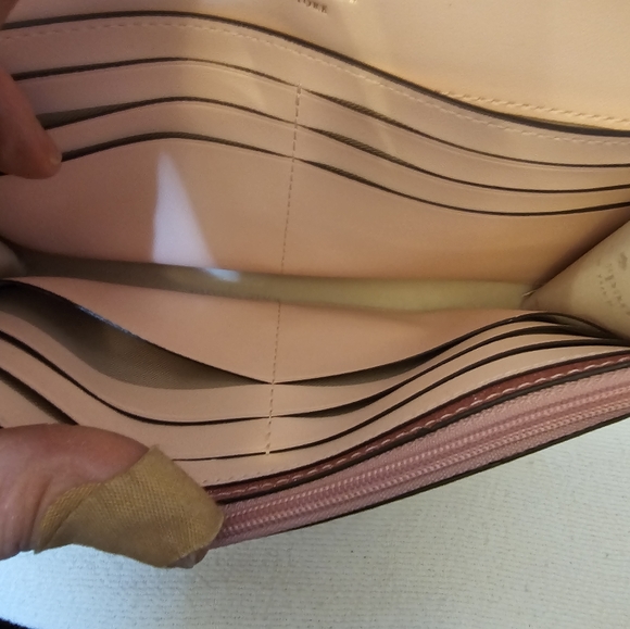 Kate spade EUC New York Bags Boxed Med Glitter Flap Phone Wristlet Wallet Pink - Picture 5 of 16